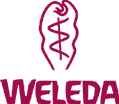 A logo of Weleda showing membership of the BAUM community.